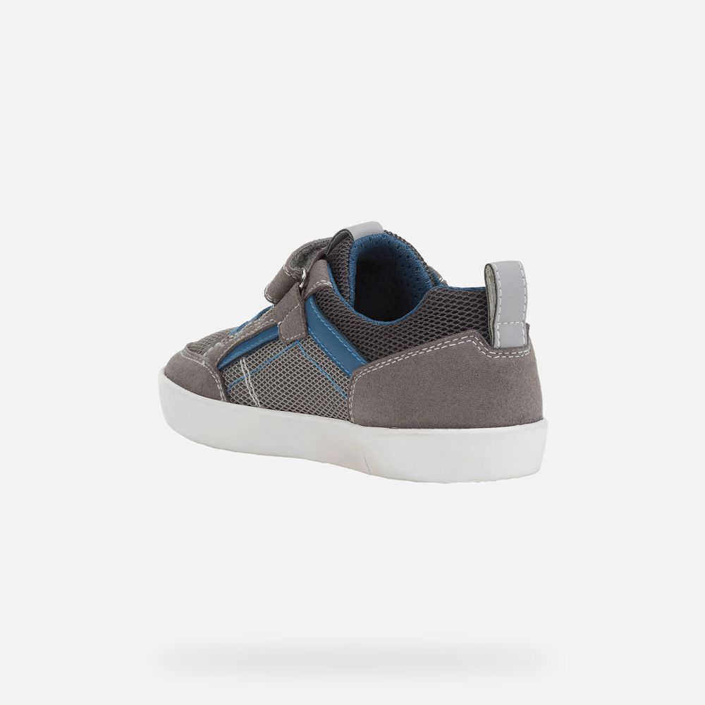 Geox Sneakers Grey Kilwi - Geox Boys Shoes - RKCFEL861